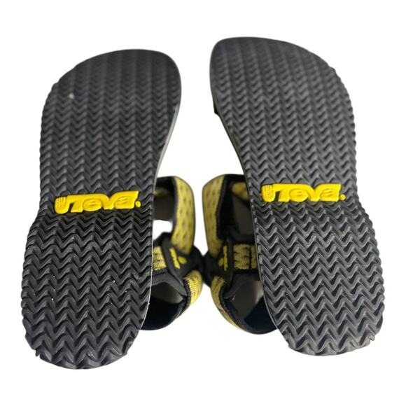 Teva Women’s Hurricane Ampsole Black & Yellow Sandals Size-8 - Picture 6 of 9